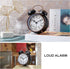 Loud Alarm for Deep Sleepers, 4'' Retro Twin Bell Alarm Clock with Backlight for Bedroom and Home Decoration (Retro