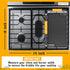 Cast Iron Reversible Grill/Griddle Set: Pre-Seasoned Non-Stick with Press, Scraper & Mitts for Indoor Outdoor Cooking