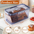 Counter ANYPROLUS Bread Box for Homemade Bread Boxes for Kitchen Airtight, Time Recording Bread Storage Container