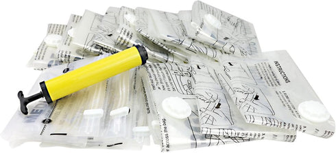 Vacuum Storage Bags, Space Saving Air Tight Compression to Organize Clothes, Linens, Seasonal Items by Everyday Home