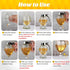 8oz Honey Dispenser, Honey Dispenser No Drip Glass with Stand, Honey Container & Coffee Syrup Dispenser for Tea Time
