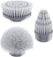 Replacement Brush Heads Set of 3 for GENIANI Electric Spin Scrubber, Scrub