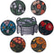 Staruby Coasters Absorbent Ceramic Coaster Drink Coasters with Cork Back Beautiful Artistic Flowers