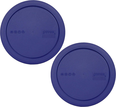 Pyrex 322-PC Blue Round Plastic Mixing Bowl Lid - Made in the USA (Not for Pyrex 7201)
