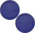 Pyrex 322-PC Blue Round Plastic Mixing Bowl Lid - Made in the USA (Not for Pyrex 7201)