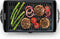 Chefman Electric Smokeless Indoor Grill, Non-Stick Cooking Surface & Adjustable Temperature Knob for BBQing, Black