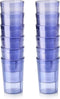 New Star Foodservice Restaurant-Grade Beverage Tumblers, Blue, Set of 12, 8 oz