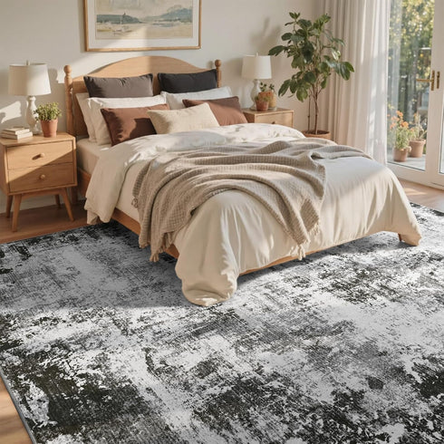 5x7 Ft Area Rugs for Living Room, Soft Non-Slip Washable Rugs Modern Abstract Pattern Carpet for Bedroom Indoor Floor