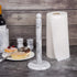 Creative Home Off-White Natural Marble Paper Towel Holder, 5.5" Diam. x 12.5" H (Color May Vary)
