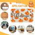Zhanmai Autumn Welcome Mats, Fall Rugs Pumpkin Door Mat, Non-Slip Outdoor Doormats for Front Door 16" x 28"