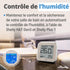Shelly H&T Gen3 Smart Temperature & Humidity Sensor, Ivory | Wi-Fi & Bluetooth, Remote App Control, LCD Display, Free
