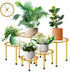 Amaoot 5 Pack Metal Plant Stand, Anti-Rust Iron Plant Stands for Indoor