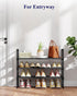 3-Tier Closet, 27.6" 3 Kitsure Shoe Rack - Shoe Organizer, Shoe Rack for Entryway, Bedroom, Easy- Assembly Storage