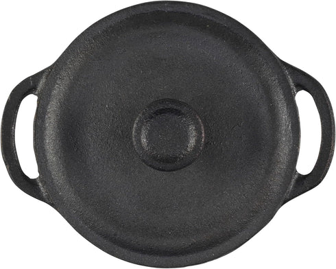 GoodCook Pre-Seasoned Cast Iron Mini Dutch Oven, Black by GoodCook