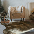 BENRON Small Cowhide Rug Accent, 2.3x3.6ft Faux Animal Hide Rug, Cute Rugs for Bedroom, Entryway, Kitchen