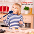 Silicone Spoon Spatula, 600ºF Heat-Resistant Non-Stick Rubber Spoonula, UpGood Kitchen Utensils, Blue