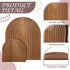 Decorative Wood Cutting Board, 2 Pcs Rainbow Shaped Wooden Board, Boho Decor