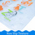 34x15 Inch BEEHOMEE Cartoon Non Slip Bathtub Mat for Kids - XL Large Size Anti Slip Shower Mats for for Toddlers