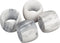 Creative Home Set of 4 Natural Off-White Marble Napkin Rings for Party Decoration, 1.8" Diam. x 1.2" H