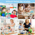 Set Kids Cooking and Baking with Storage Case Real Cooking Supplies with Cookbook Knives Apron Chef Hat Kids Cooking