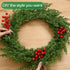 60 12.9" Waipfaru Pcs Christmas Artificial Pine Branches, Faux Evergreen Norfolk Pine with Red Berry Stems, Greenery