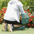 Pouch,1 Set HomGarden Upgraded Folding Garden Kneeler Seat Bench Stool w/Thicken & Widen Soft Kneeling Pad, Portable