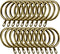 Shappy 20 Packs Metal Drapery Curtain Rings - Hanging Rings for Curtains and Rods, 30 mm Internal Diameter (Antique