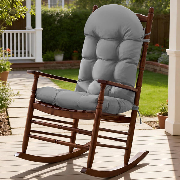 Rocking Chair Cushions, Indoor/Outdoor Adirondack Chair Cushion, Waterproof and Fade-Resistant Rocking Chairs