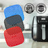 Reusable Air Fryer Liners 3 Pack, 7.5" Square Silicone for 3-5QT or Bigger, Easy to Clean Non-Stick Parchment