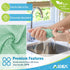 24 Pack 6.3" x10.4" AIDEA Kitchen Towels, Absorbent Coral Fleece Dish Towels, No Odor Reusable Dish Cloths, Microfiber