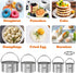 Biscuit Cutter Set for Baking: 5 Pieces/Set, Round Cookies Cutter with Handle, Professional Dough Tools