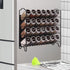SWOMMOLY Magnetic Spice Rack Organizer with 28 Glass Spice Jars, 396 Spice