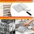 WHALERISE 6pcs,Basting Grill Basket for Outdoor Grill, Stainless Steel Grilling Basket with Foldable Handle, Portable