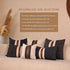 BOYSUM Farmhouse Decorative Outdoor Throw Pillow Covers, Brown Faux Leather Accent Pillow Cover, 18 x 18 Inch