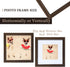 8x8 8 8 4 4 8 8 8x8 Picture Frame Walnut, Oak Wooden x Picture Frames Matted to x Square x Frame with Real Glass