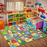 2.5x4 Car Rug for Kids Playroom - Road Rug for Boys Room Kids Play Mat with Road Tracks Car Play Mat, Feet