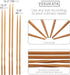 YOSUKATA Reusable Natural Wooden Long Cooking Chopsticks Set of 3 pairs: 11.8 inch, 13-inch, 14.2 inch Brown Long Wok Wooden Chopsticks Reusable