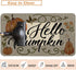 Baccessor Pumpkin Fall Kitchen Mats Set of 2, Pumpkins Floral Non Slip Absorbent Thanksgiving Fall Decor 17x29 17x47