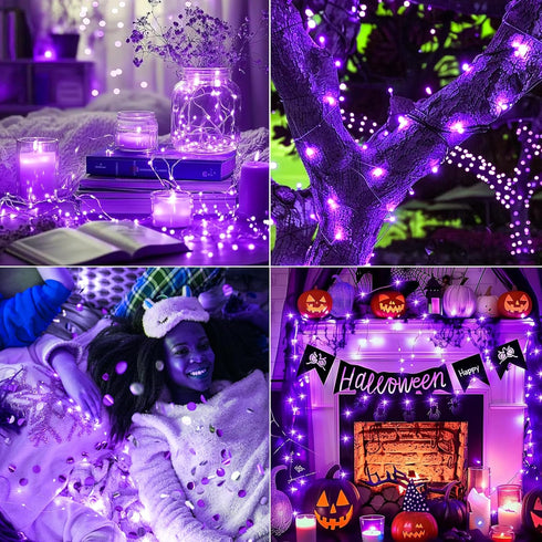 7FT 20LED 12 Pack) Fairy Lights,Silver Wire String Lights Waterproof,Battery Operated Firefly Starry Moon Lights