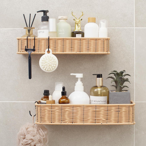 GRANNY SAYS Shower Caddy Hanging, 2 Pack Bathroom Shelves for Shower, Waterproof