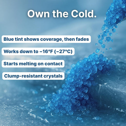 SymbionixEco 16F (27C) (5 10.6 lb.) Thawtful Blue Ice & Snow Melt Snow Melt, Rock Salt, Driveway & Sidewalk Salt