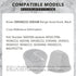 S99360232 Range Hood Knob, S600348 Fan Knob Replacement Parts for Kitchen Appliances, 4PCS