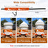Carpower 2-5Gal 6ft 77 Thermostat Chicken Waterer Heater, Thermo Bucket Belt Heated Strap for Bucket Chicken Waterers