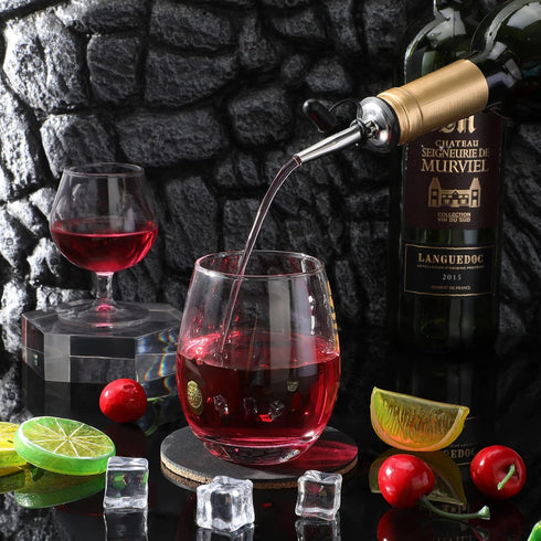 120 3/4 Inch Epakh Pieces Liquor Pour Spout for Bottles Bulk, Stainless Steel Speed Liquor Spout Wine Alcohol Pourers