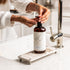 ZAZ Instant Dry Sink Caddy, Kitchen Sponge Soap Holder Dispenser, Fast Drying Stone for Bathroom, Fog Mist