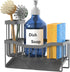 Fssvcd Maifan Sink Caddy Sponge Holder for Kitchen with Brush Holder and Stainless Steel Self Drain Tray, Rustproof