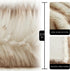 50x60 Hyde Lane Faux Fur Throw Blanket - Ultra Long Pile, Luxury Fluffy Fox Golden with Brown Tipped Throws for Couch