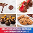 32+ Set 8.8 oz (250 Set Total Chef Electric Chocolatiere Melter Accessories Fondue Pot Chocolate Fountain and Candy