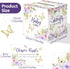 51 Pajean Pcs Butterfly Diaper Raffle Tickets with Diaper Raffle Card Box for Baby Shower Games a Little Butterfly is