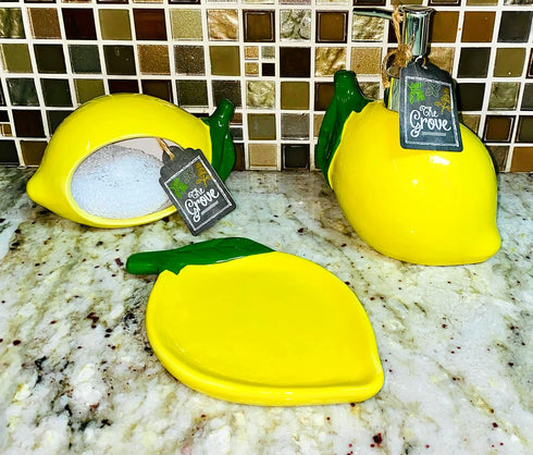 Ceramic Lemon Shaped Spoon Rest